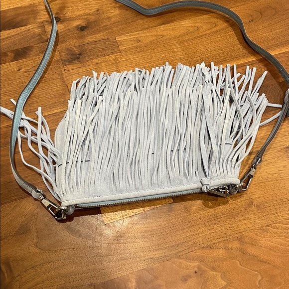 Rebecca Minkoff Finn Crossbody Bag in Pale Blue - Picture 4 of 8